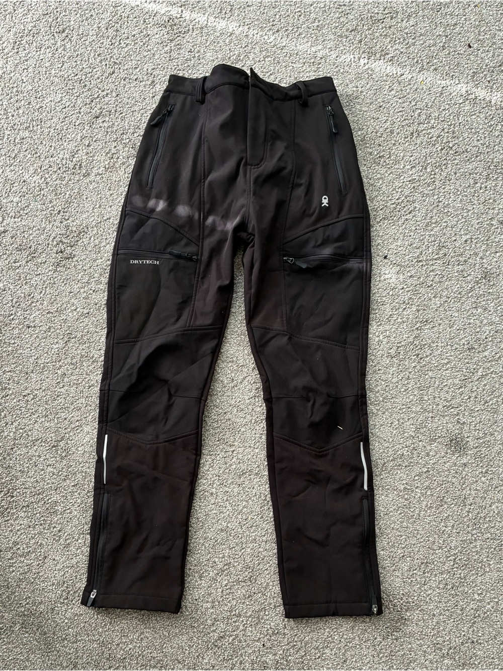 Drytech Women's Black Cargo Softshell Snow Pants